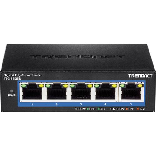 TRENDNET- 5-PORT GIGABIT EDGESMART SWITCH