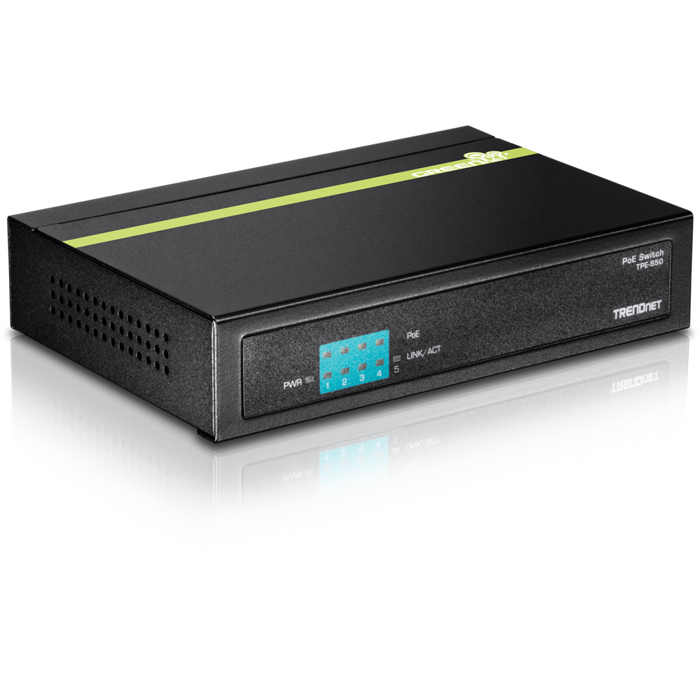 TRENDNET 5-Port 10/100 Mbps PoE Switch