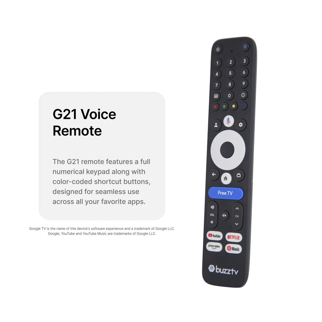 BuzzTV G-Series Google TV