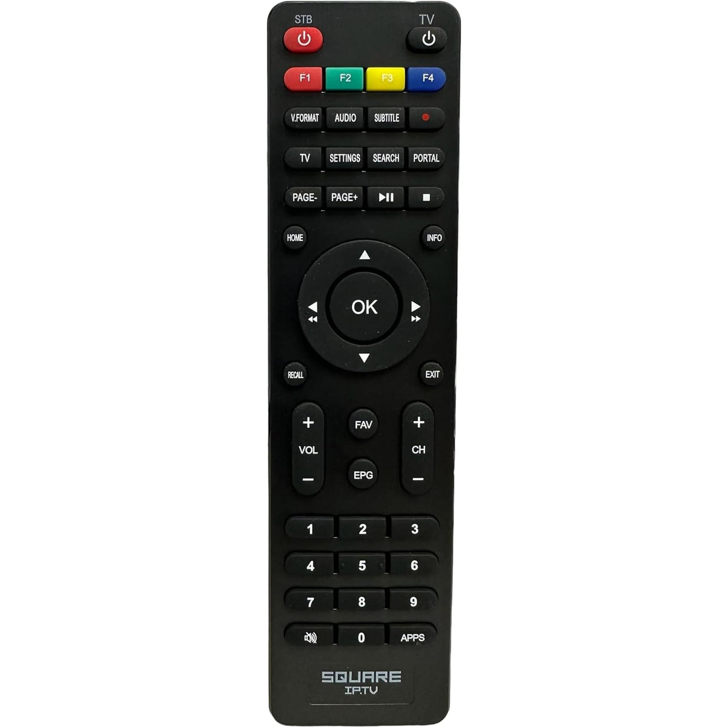 SQUARE TV ORIGINAL REPLACEMENT IR REMOTE CONTROL
