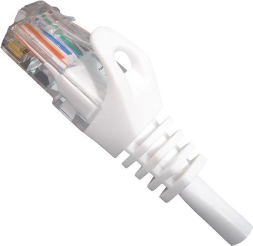 Cat6 UTP UL 24AWG Ethernet Network Cable - White - Vertical Cable