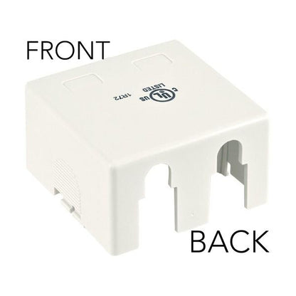 Surface Mount 2-Port White