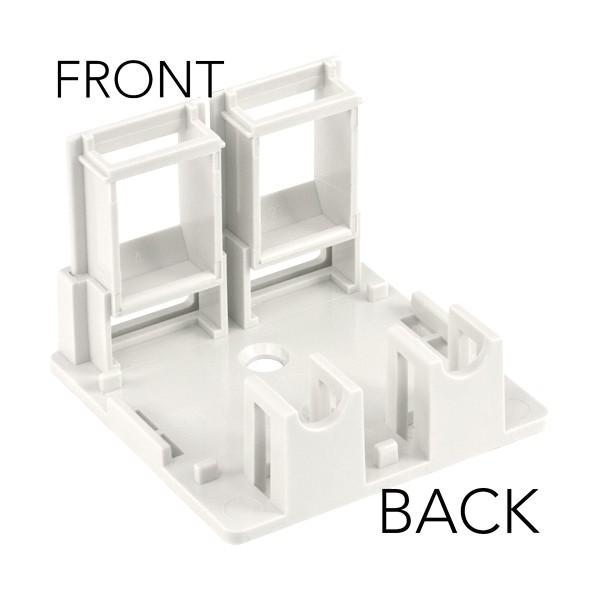Surface Mount 2-Port White