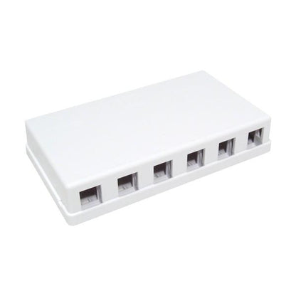 Surface Mount 6-Port White