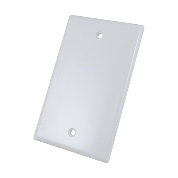 Blank Wall Plate 0-Port White