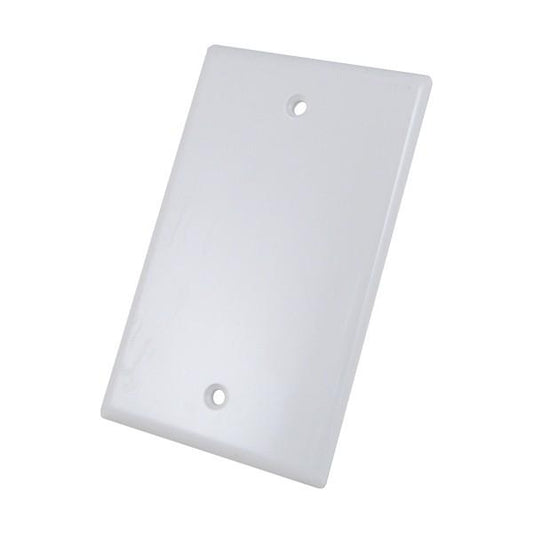 Blank Wall Plate 0-Port White