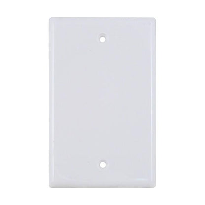 Blank Wall Plate 0-Port White
