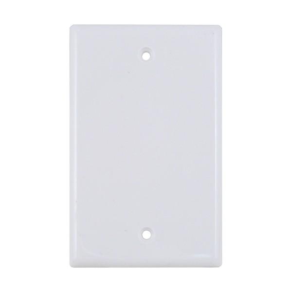 Blank Wall Plate 0-Port White
