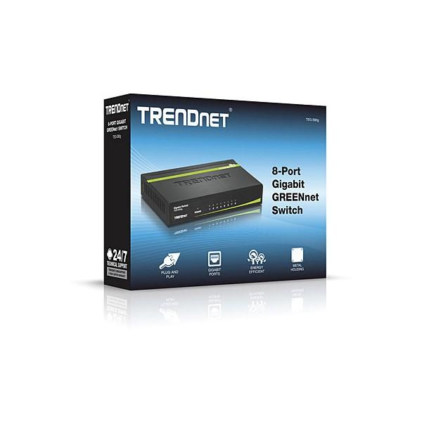 TRENDnet 8-Port Gigabit GREENnet Switch – TangoElectronics