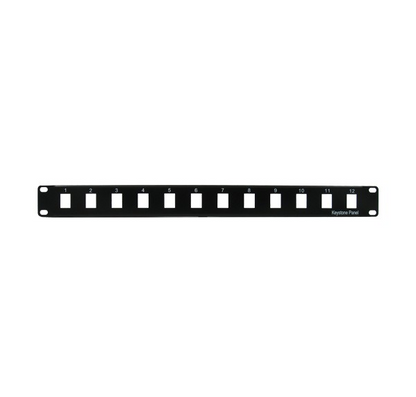 Blank Patch Panel, Black