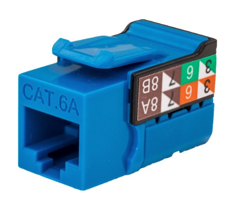 Cat6A RJ45 Punch Down Keystone Jack