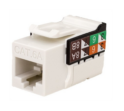 Cat6A RJ45 Punch Down Keystone Jack