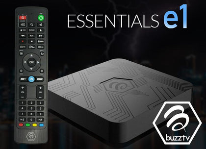 BuzzTV Essentials E1 Android 4K IPTV Box