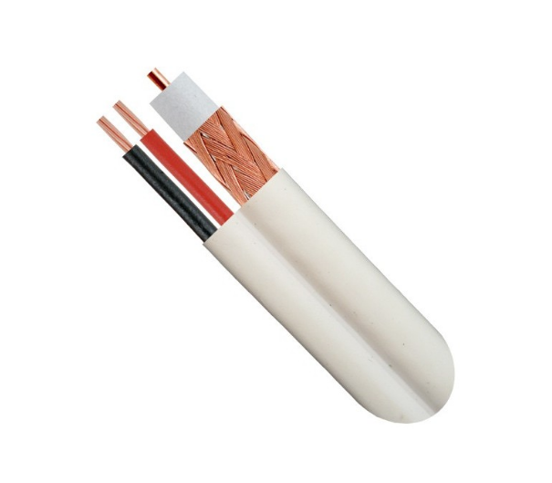 Copy of RG59 Siamese + 18AWG Power Cables CCS Conductor Shield 20AWG 500ft Pull Box White