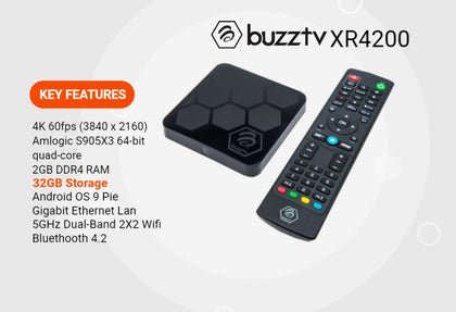 BuzzTV XR 4200 ULTRA HD OTT BOX
