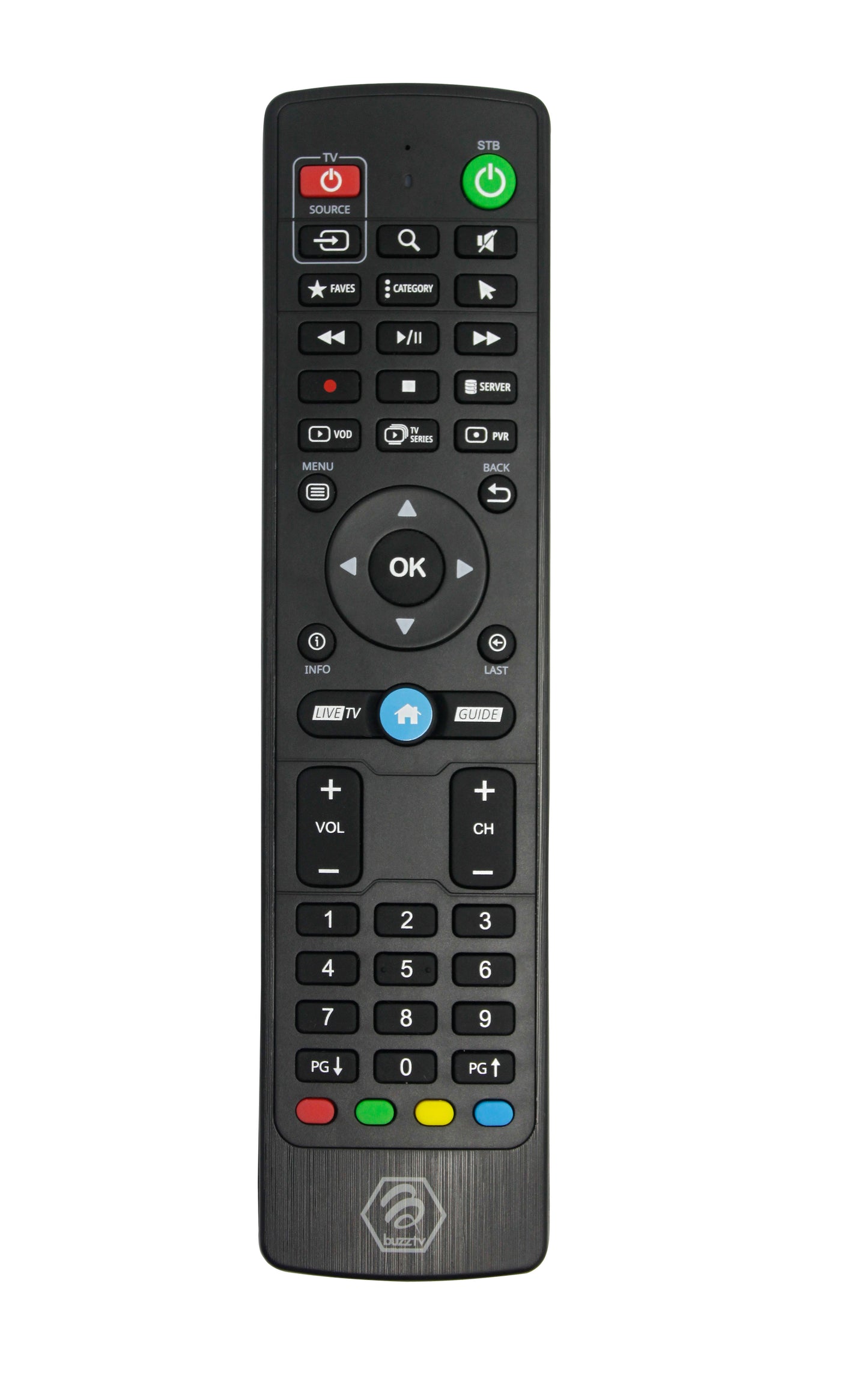 BuzzTV IR-100 Original Factory Replacement Remote Control