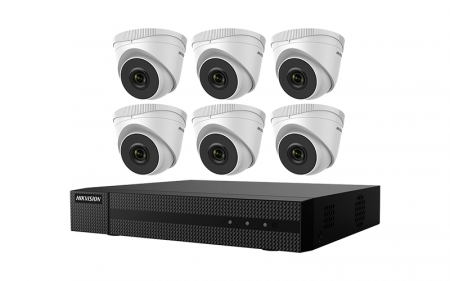 Hikvision EKI-K82T46 8-Channel 8MP NVR with 2TB HDD & 6 4MP Night Vision Turret Cameras Kit