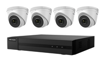Hikvision EKI-K41T44 4-Channel 8MP NVR with 1TB HDD & 4 4MP Night Vision Turret Cameras Kit
