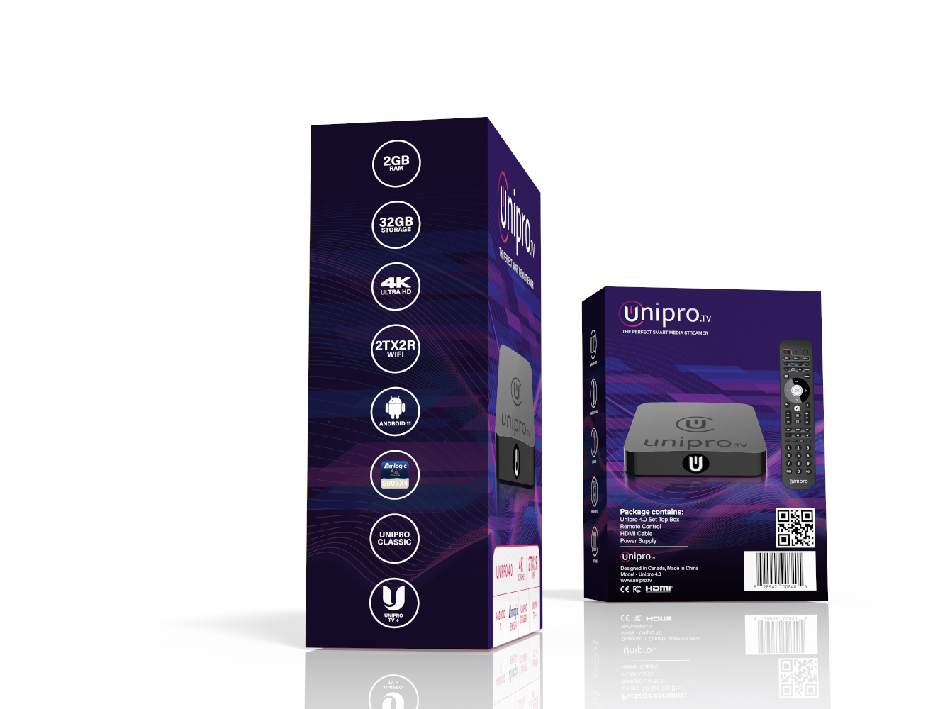 Unipro 4.0 4k UHD Android Setup Box